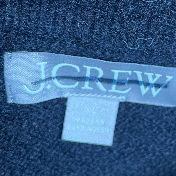 J.CREW Sizes L, XL Chunky Crewneck Sweater Supersoft Yarn Women’s Black - Picture 8 of 13